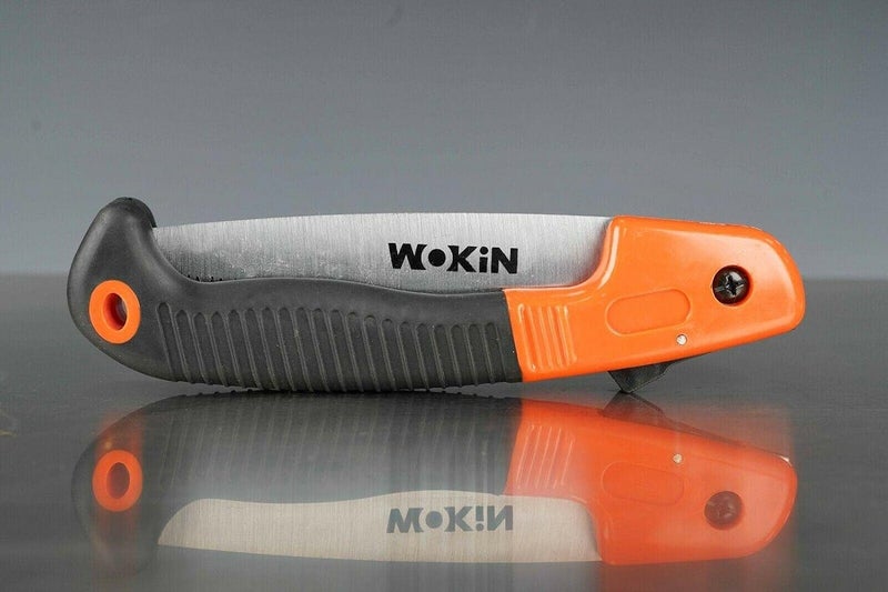 Wokin Anti-slip Multipurpose Foldable Saw, Pruning Saw, Rubber Grip Handle Garden Folding Saw for Wood Work Gardening Pruning 310012 Orange Black - Image 3