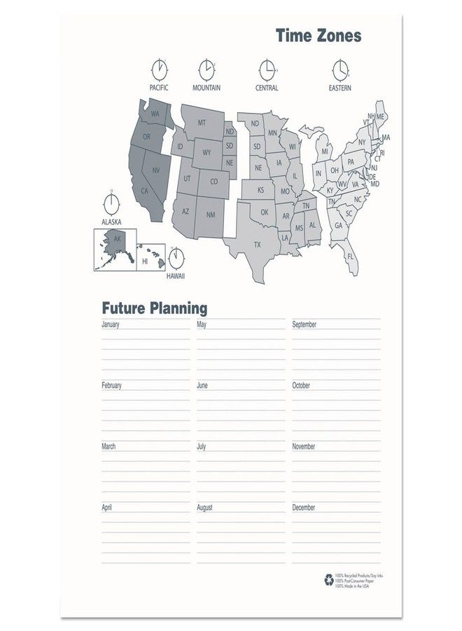 House of Doolittle 2026 Monthly Planner 8.5" x 11", Faux Leather Cover, Blue (26207-26) - Image 5