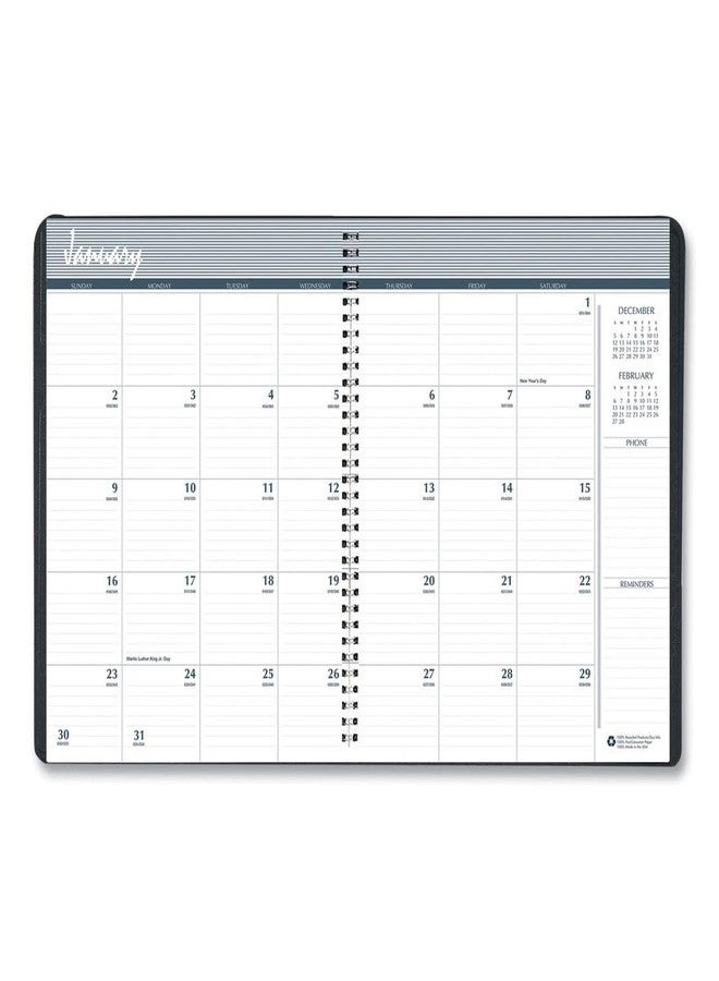 House of Doolittle 2026 Monthly Planner 8.5" x 11", Faux Leather Cover, Blue (26207-26) - Image 2