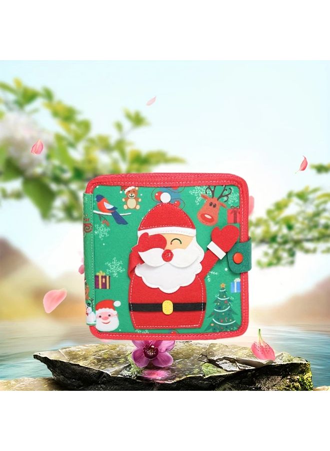Christmas Quiet Book Interactive Learning Toy For Early Childhood Development - Image 1