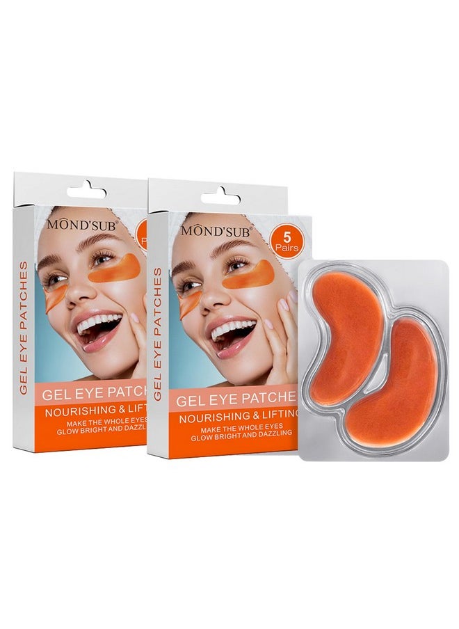 Mond'sub - Premium Under Eye Patches Gel Eye Patches Hydrating & Refresh For Puffy Eyes Under Eye Bags & Dark Circles Natural Collagen Eye Gels Pads Crystal Antiaging Eye Mask (Light Blue) - Image 1