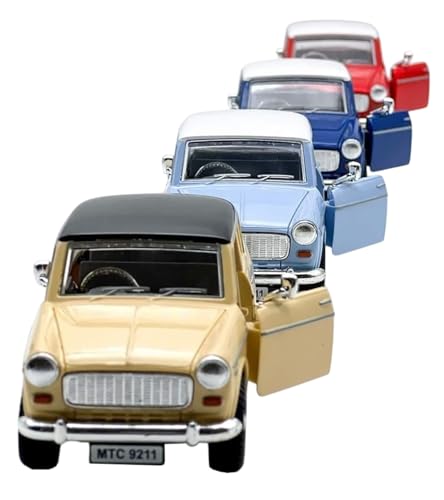 Magicwand Die-Cast Metal 1:36 Scale Fiat Premier Padmini Queen 70's Classic with Openable Doors & Pull Back Action【Pack of 1】【Random Color】 - Image 3
