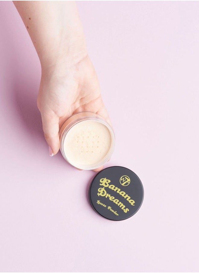 W7 - Banana Dreams Loose Setting Powder - Weightless Yellow Blurring Powder For All Skin Tones - Image 1