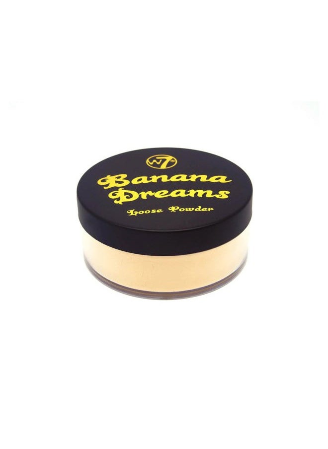 W7 - Banana Dreams Loose Setting Powder - Weightless Yellow Blurring Powder For All Skin Tones - Image 1