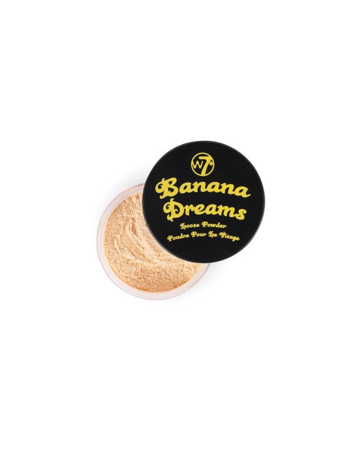W7 - Banana Dreams Loose Setting Powder - Weightless Yellow Blurring Powder For All Skin Tones - Image 1