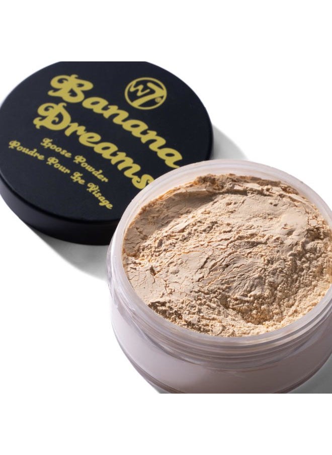W7 - Banana Dreams Loose Setting Powder - Weightless Yellow Blurring Powder For All Skin Tones - Image 1