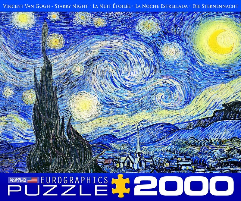 EuroGraphics Starry Night by Vincent Van Gogh Puzzle (2000-Piece) - Image 4