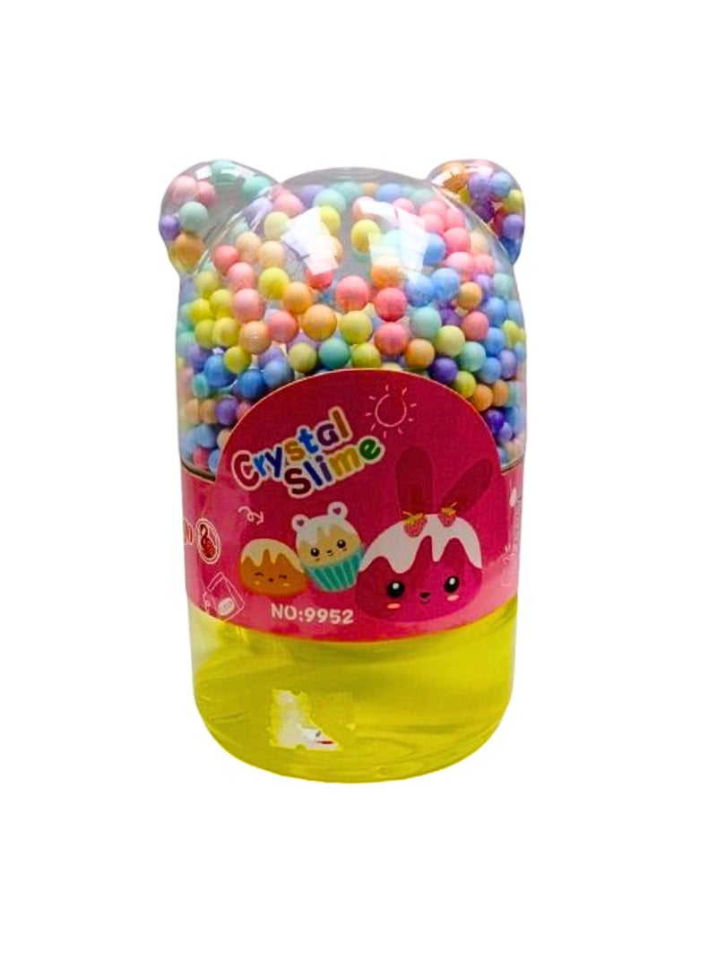 Flamingo Bottle Crystal Jelly Slime Toy Slime Few Stars and Small Ball Inside Toy for Boys Girls Kids - Image 2