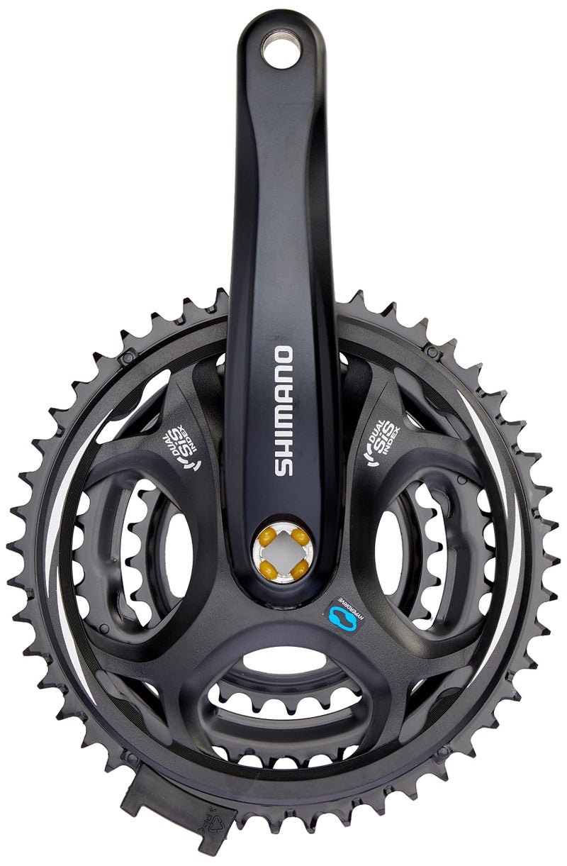 SHIMANO Shimano Crank Chainset M311 48/38/28 BK 175mm, Black  - Image 1