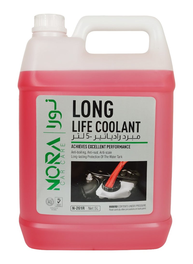 Nora - Combo - Buy 2PC NORA Long Life Coolant 5L Anti-Boiling, Anti-Rust, Anti-Scale Engine Coolant for Cars, Trucks & Generators N-261R - Image 1