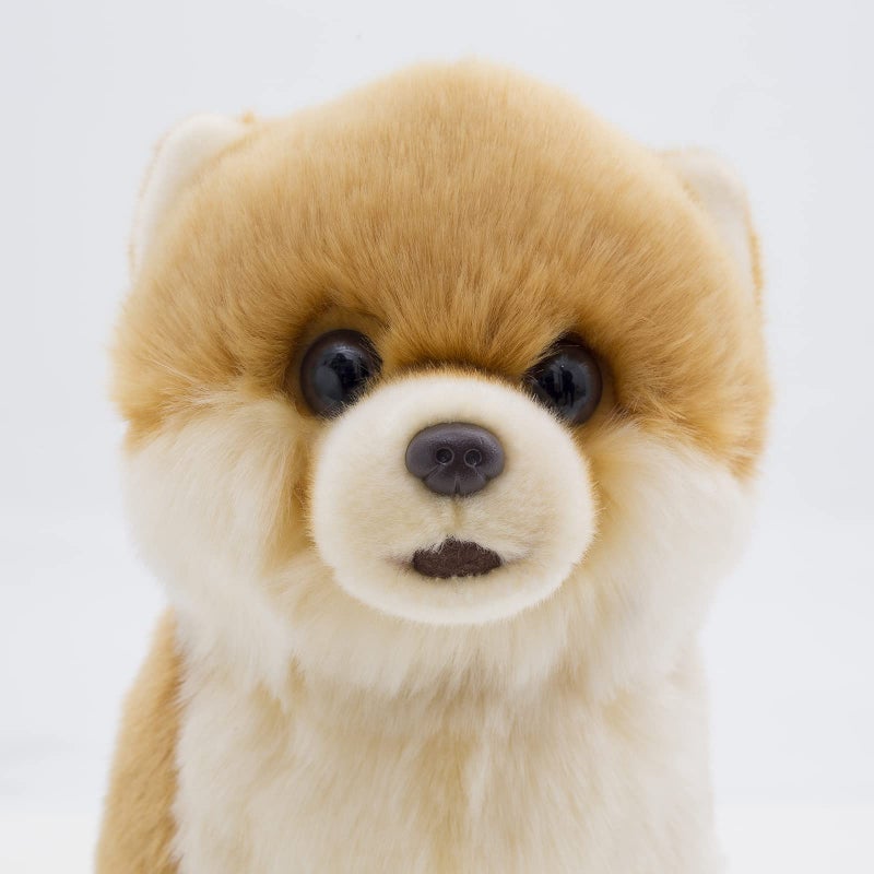 CU-MATE 12 Inch Pomeranian Stuffed Animal Dog Realistic Puppy Plush Toys- Cute Pet Gift for Kids - Image 3