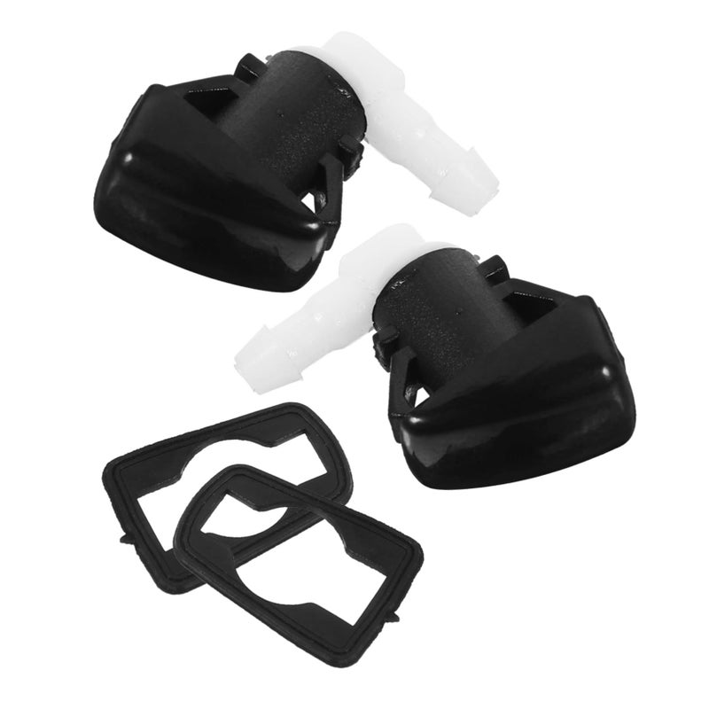 Front Windshield Washer Nozzles Set 2 Piece Precision Spray for Auto - Image 2