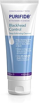 Acnecide Purifide by Acnecide Blackhead Control Face Wash Deep Exfoliating Cleanser for Acne Prone Skin 120ml - Image 1