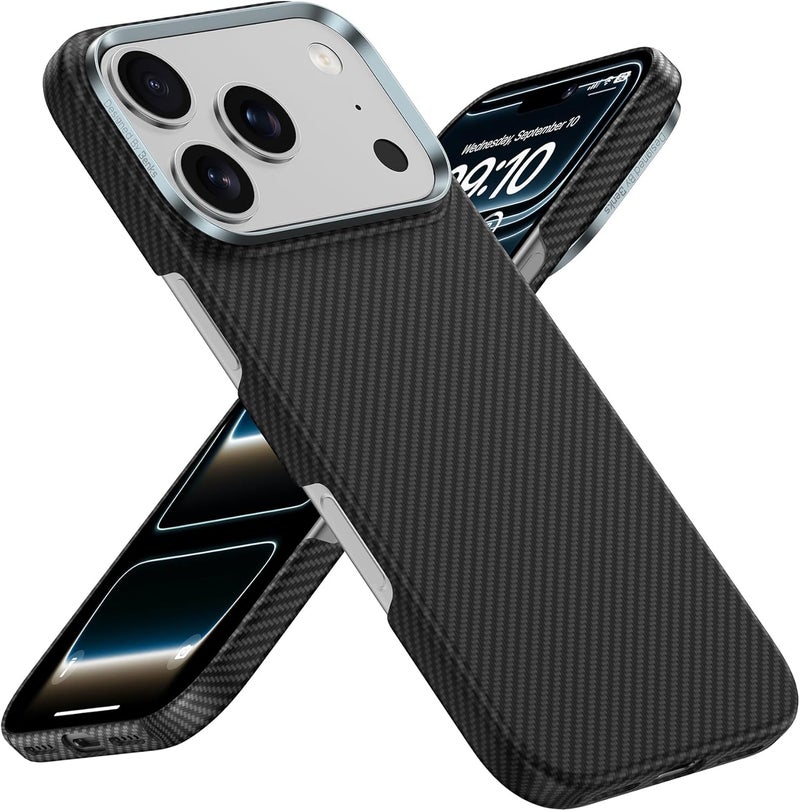 Benks ArmorAir Case for iPhone 17 Pro Max, Compatible with Magsafe, Ultra Slim & Lightweight Minimalist Case Built with Dupont Kevlar Aramid Fiber, Black - Image 1