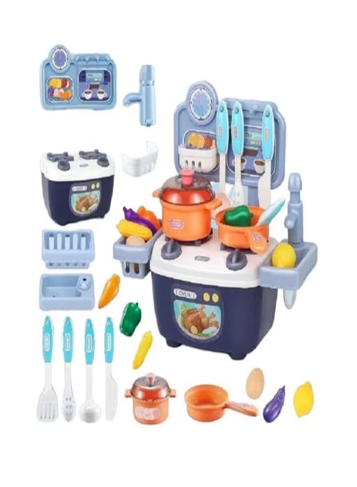 Colorful Play Dough for Kids, Kids Cash Register Toy with 12 Pieces Play Dough, Scanner, Shopping Cart, Play Dough Accessories, Role Play for Boys Girls 3 Years and Up - Image 1