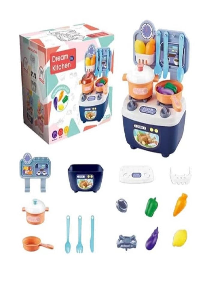 Colorful Play Dough for Kids, Kids Cash Register Toy with 12 Pieces Play Dough, Scanner, Shopping Cart, Play Dough Accessories, Role Play for Boys Girls 3 Years and Up - Image 5