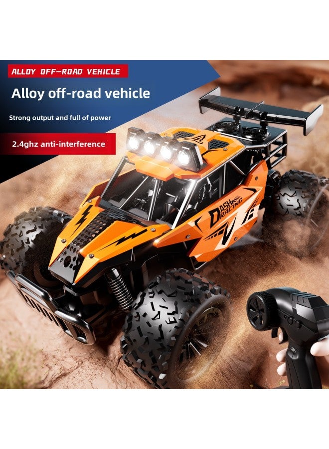 1:16 Alloy Off-road High-speed Vehicle 2.4G Full-scale Remote Control Racing Hot-selling High-speed Off-road Vehicle Toys-Color:High-end Version Pvc-blue-Scale:1:16  - Image 2