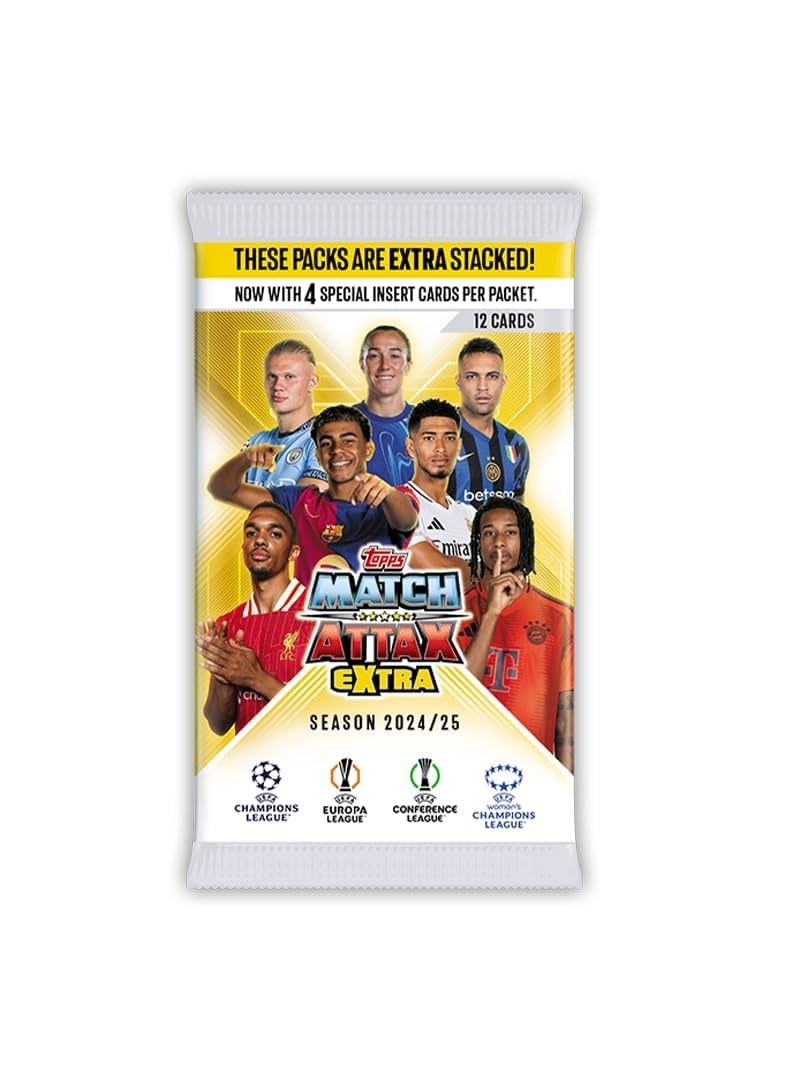 Topps Topps UCL & WUCL Match Attax Extra 2025 Trading & Collectible Card Game (Super Smart Pack)  - Image 2
