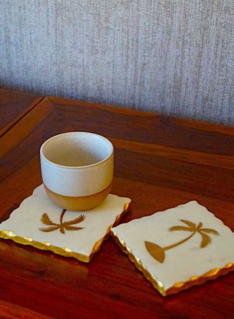 Tohfa luxe Madina Ceramic Cup Set – 2 Handmade Cups, 120 ml Each, White with Natural Clay Accents, Artisan Craftsmanship, Gift-Ready Packaging, Elegant Tea & Coffee Drinkware - Image 4