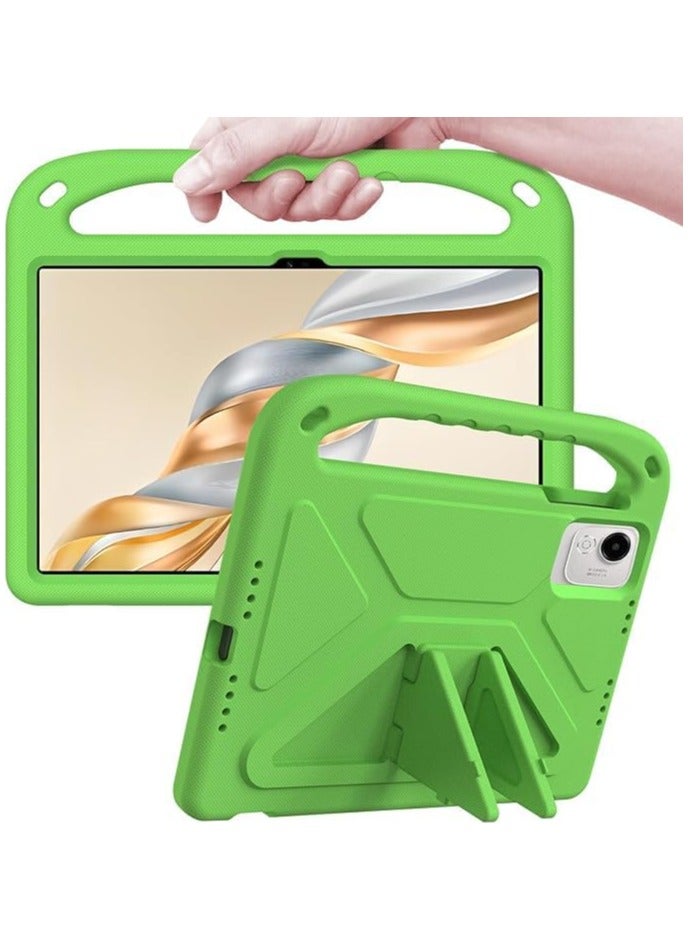 VKL Kids Case Compatible with Honor Pad X9a 11.5 inch 2025 Released,Lightweight EVA Kid Friendly Shockproof Protective Handle Stand Heavy Duty Cover (Green) - Image 3