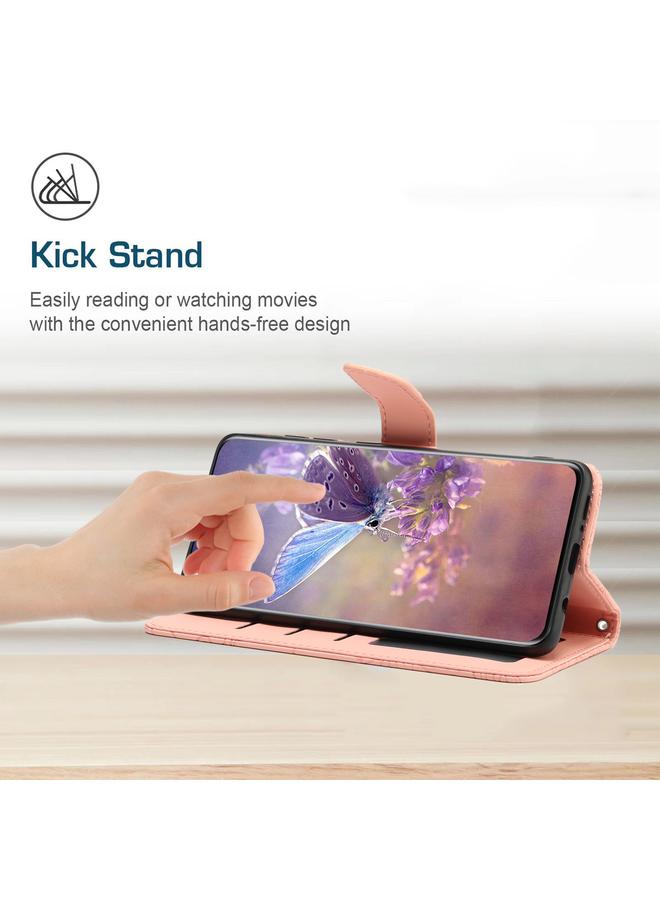 اس-توب جراب هاتف Realme GT Neo2 HT03 من الجلد المرن المنقوش بنقشة الفراشة - Image 5