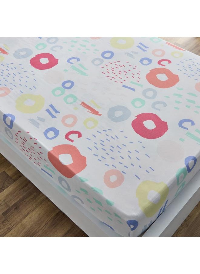 Home Box - Nora Regina Single Microfibre Fitted Sheet - 90x190+25 cm - Image 1