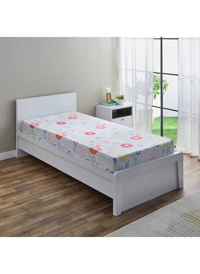 Home Box - Nora Regina Single Microfibre Fitted Sheet - 90x190+25 cm - Image 1