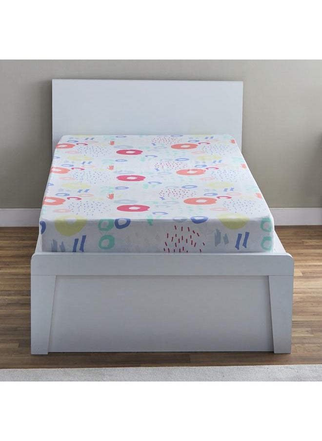 Home Box - Nora Regina Single Microfibre Fitted Sheet - 90x190+25 cm - Image 1