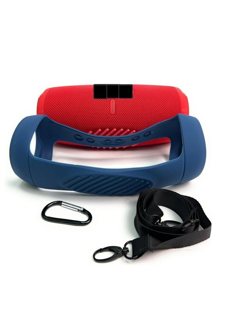 Angry Bull PROTECTIVE SILICONE CASE/COVER FIT FOR CHARGE 5 PORTABLE BLUETOOTH SPEAKER - (CASE ONLY) (Dark blue) - Image 2