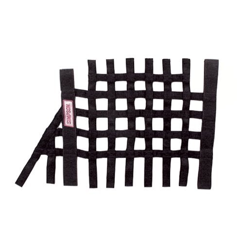 Simpson Racing 36004BK 16" x 24" Black Window Net - Image 1