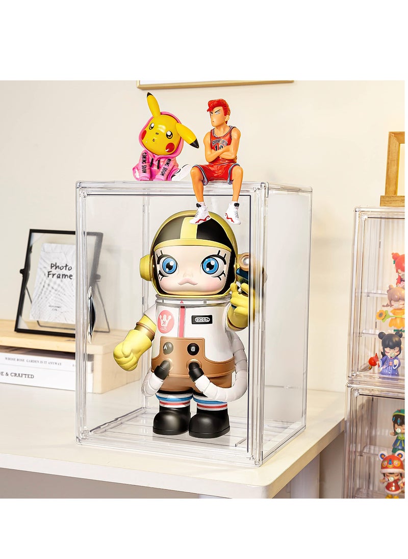 Clear Acrylic Display Case, Dustproof Protection Showcase Organizer with Magnetic Door, Suitable for Collectibles Doll Toys Models - Image 3