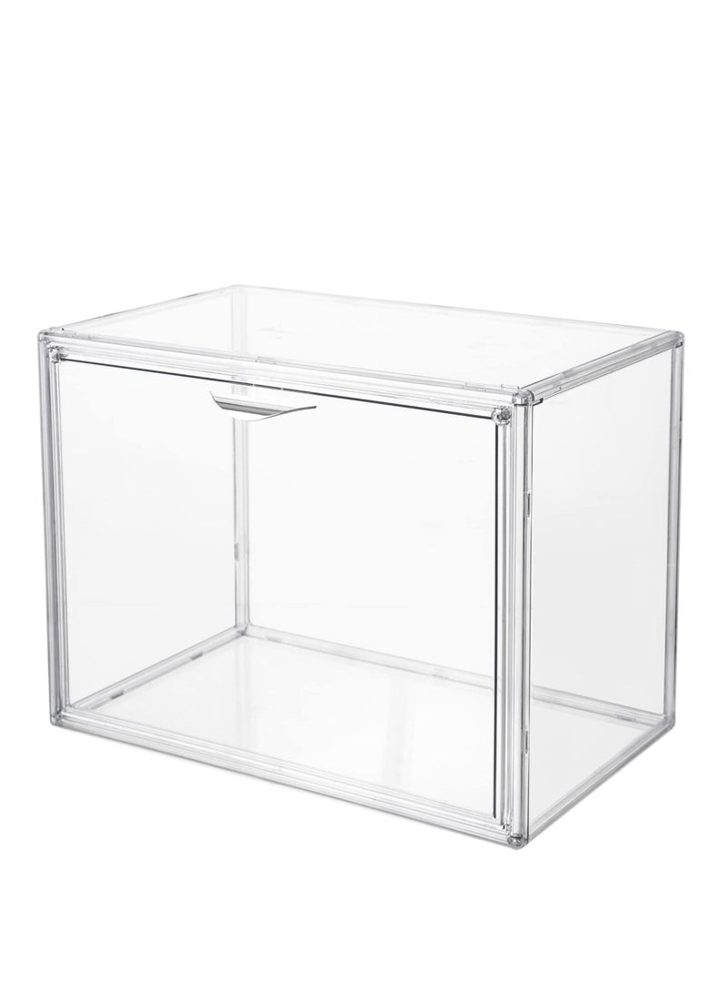 Clear Acrylic Display Case, Dustproof Protection Showcase Organizer with Magnetic Door, Suitable for Collectibles Doll Toys Models - Image 1