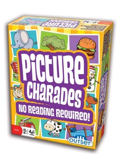 Outset Media Picture Charades For Kids No Reading Required! An Imaginative Twist On A Classic Game Now For Young Children Contains 4 Desk 192 Cards Total Ages 4+  - Image 2