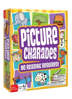 Outset Media Picture Charades For Kids No Reading Required! An Imaginative Twist On A Classic Game Now For Young Children Contains 4 Desk 192 Cards Total Ages 4+  - Image 3
