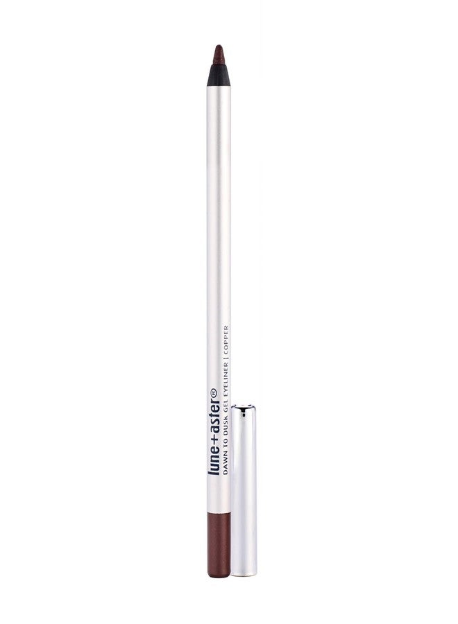 Lune+Aster Dawn to Dusk Gel Eyeliner - Copper - This 14-hour long-wear gel eyeliner offers the precision of a liquid liner and the control of a gel without smudging. - Image 1