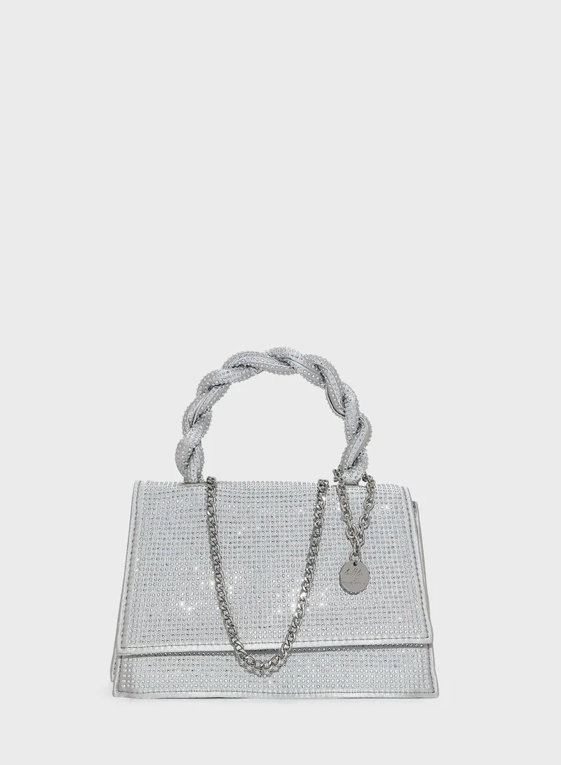 NEW LOOK Lm Diamante Twist Top Handle