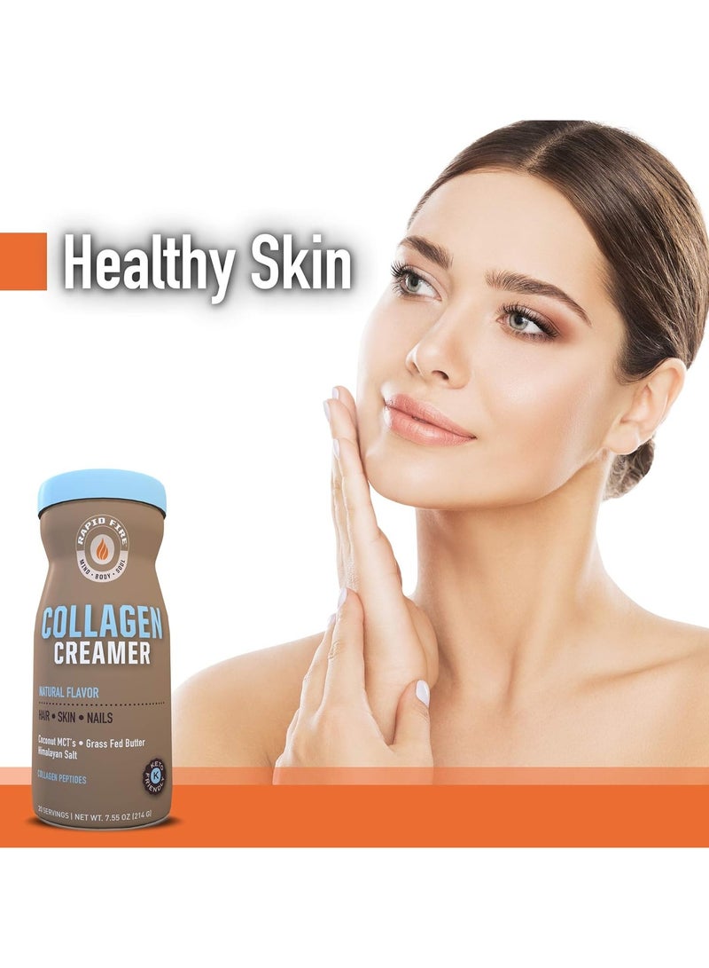 Rapidfire Rapid Fire Collagen Creamer 217g Unflavored 14 Serving - Image 4