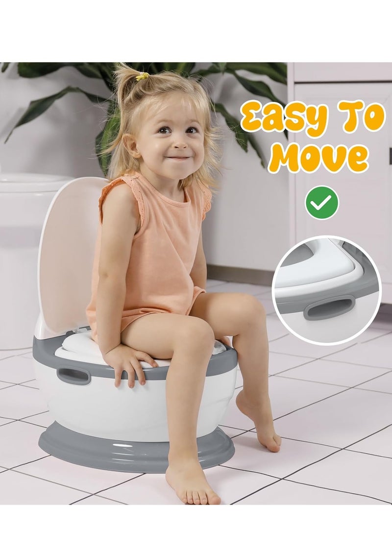 MUMS PLANET - Baby Toilet Seat | Potty Stairs Toilet Ladder Steps - Non-Slip Over The Toilet Potty Seat, Step up Potty Seat with Handles for Kids Boys Girls 1-8 - Image 1