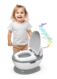 MUMS PLANET Baby Toilet Seat | Potty Stairs Toilet Ladder Steps - Non-Slip Over The Toilet Potty Seat, Step up Potty Seat with Handles for Kids Boys Girls 1-8  - Image 1