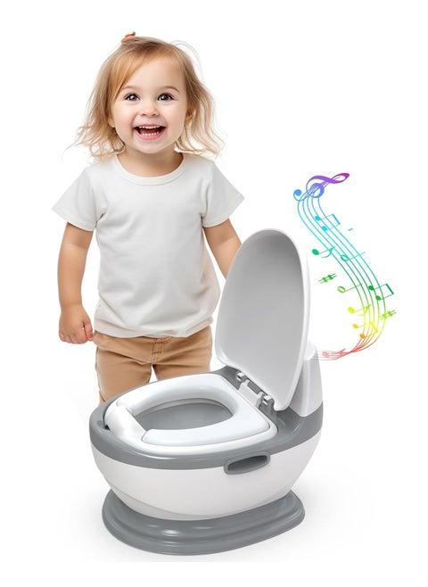 Baby Toilet Seat | Potty Stairs Toilet Ladder Steps - Non-Slip Over The Toilet Potty Seat, Step up Potty Seat with Handles for Kids Boys Girls 1-8