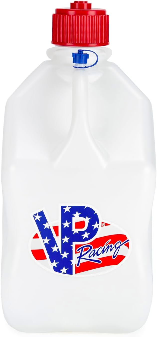 VP Racing 35221CA 55 Gallon Square Patriotic Motorsport Jug With CloseTrimmed Cap and Neck for Tighter Seal 1 Pack - Image 2