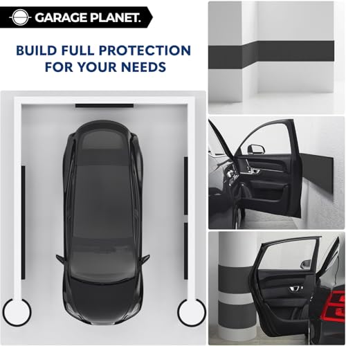 Garage Planet H1 Garage Wall Protector Car Door Wall Protector, Tool-Free, Designed in Australia (Black, 2 Pack) - Image 3