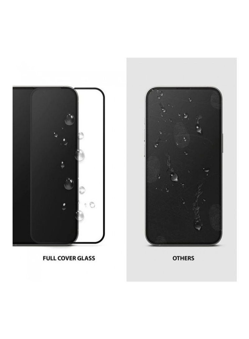 BORTONY Grand Shieldz 3D Tempered Glass Screen Protector for Apple iPhone 13 Pro Max Clear/Black - Image 4