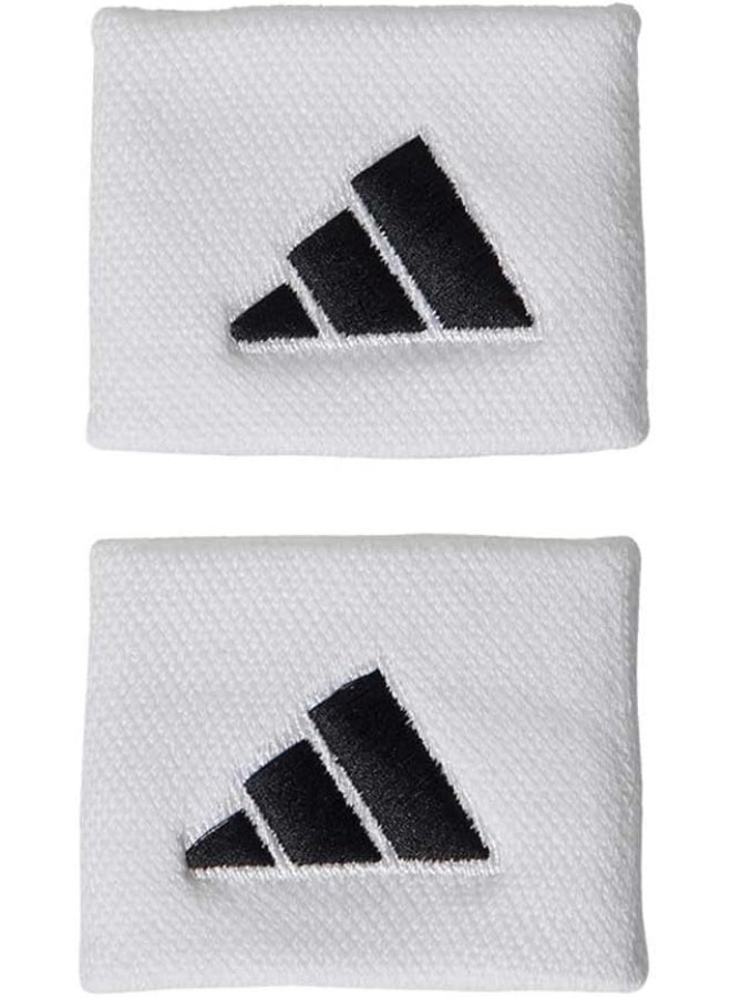 Adidas Small Wristband White/Black – Lightweight Sweat-Absorbing Sports Bands - Image 4