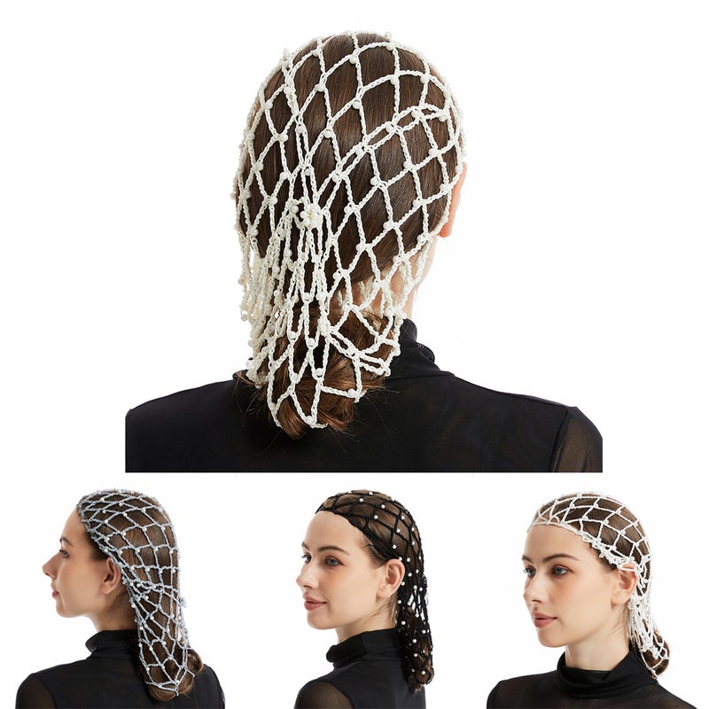 Ladies Handmade Crocheted Faux Silk Pearl Cap Tc311 Sale - Image 2