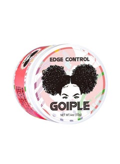 Goiple Edge Control Wax For Women Strong Hold Nongreasy Edge Control Smoother Edge Tamer Edge Wax Styling Tamer Edge Control For Black Hair No Flaking White Residue Shine And Smooth 4Oz (Sweet Peach )  - Image 2