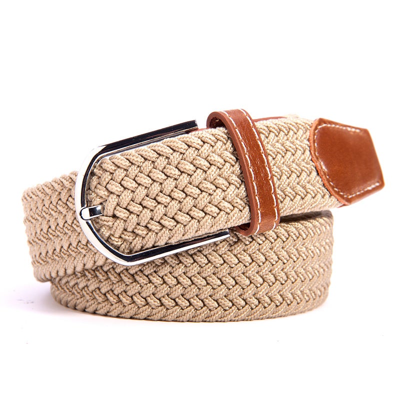 New 39 Color Elastic Woven Elastic Belt Men'S Women'S Belt Canvas Belt - Image 4