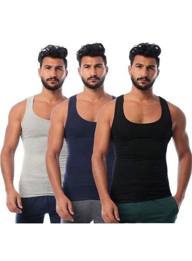 Dice - Set OF (3) Sleeveless - Undershirt - For Men