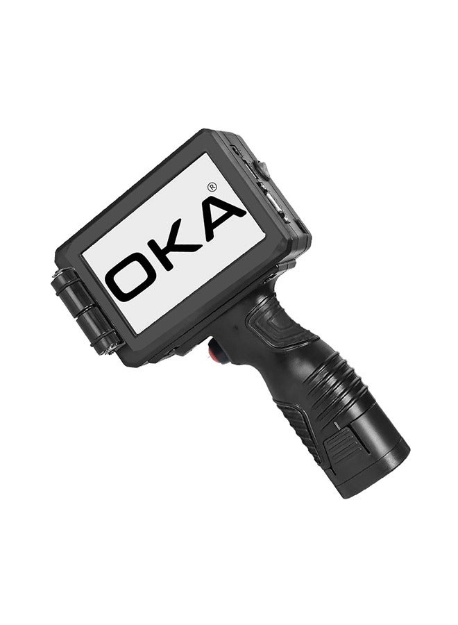 OKA portable wireless printer touch intelligent inkjet printer for printing on cartons, wood, iron and aluminum with ink