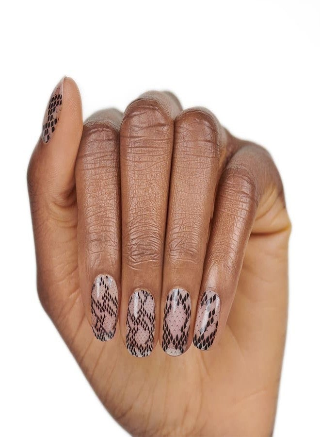 Color Street Heads or Scales - Color Street Nail Strips (Eat Prey Love) Black Reptile Scales on Clear Overlay 16 Count (Pack of 1) FDL061 0 - Image 5